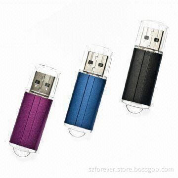 USB Flash Disks with 128MB to 64GB Capacity, CE-, FCC-, RoHS Marks